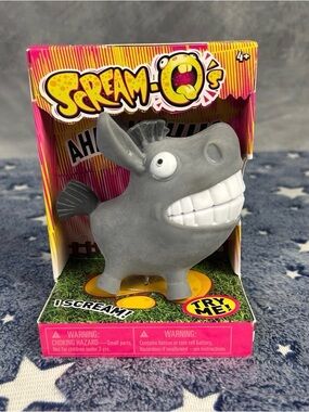 Gray Donkey Squeak Toy - Fun Squeaky Plush